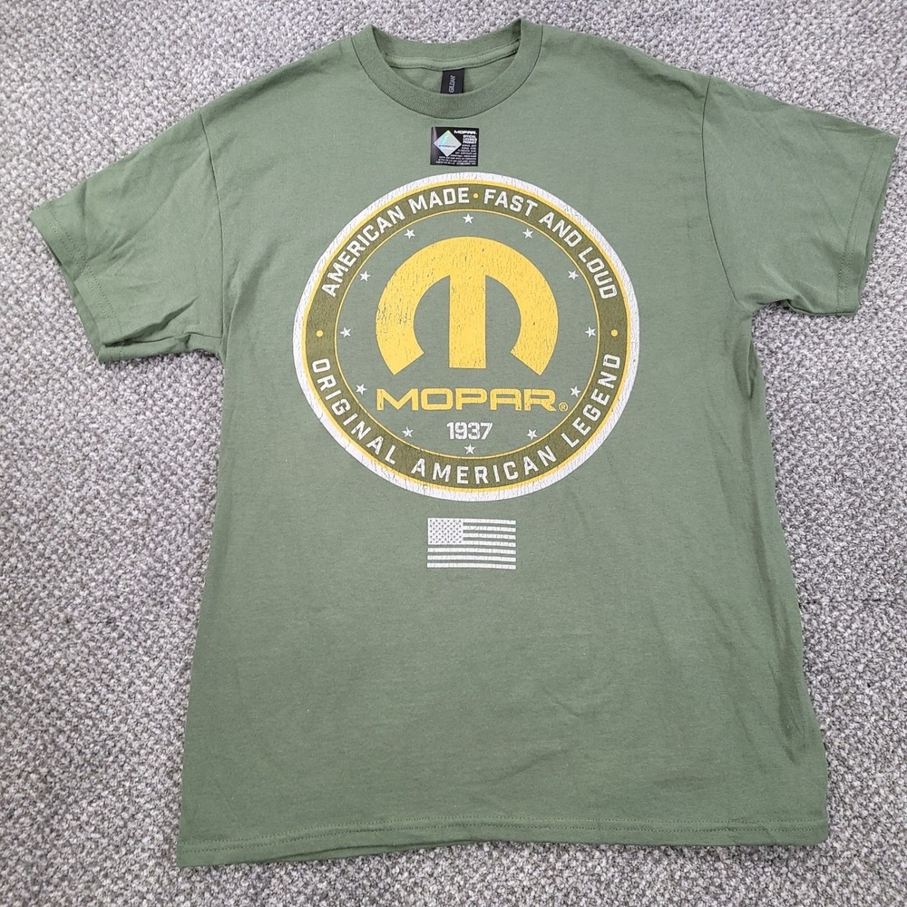 Mopar Official Licensed Graphic T-Shirt Mens Medium Green American Legend Cotton
